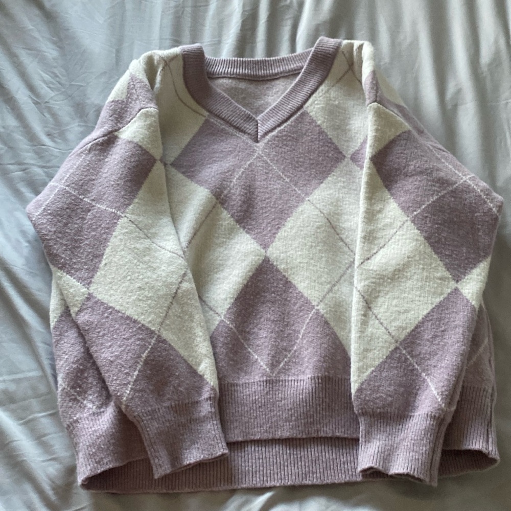 Gargoyle print sweater